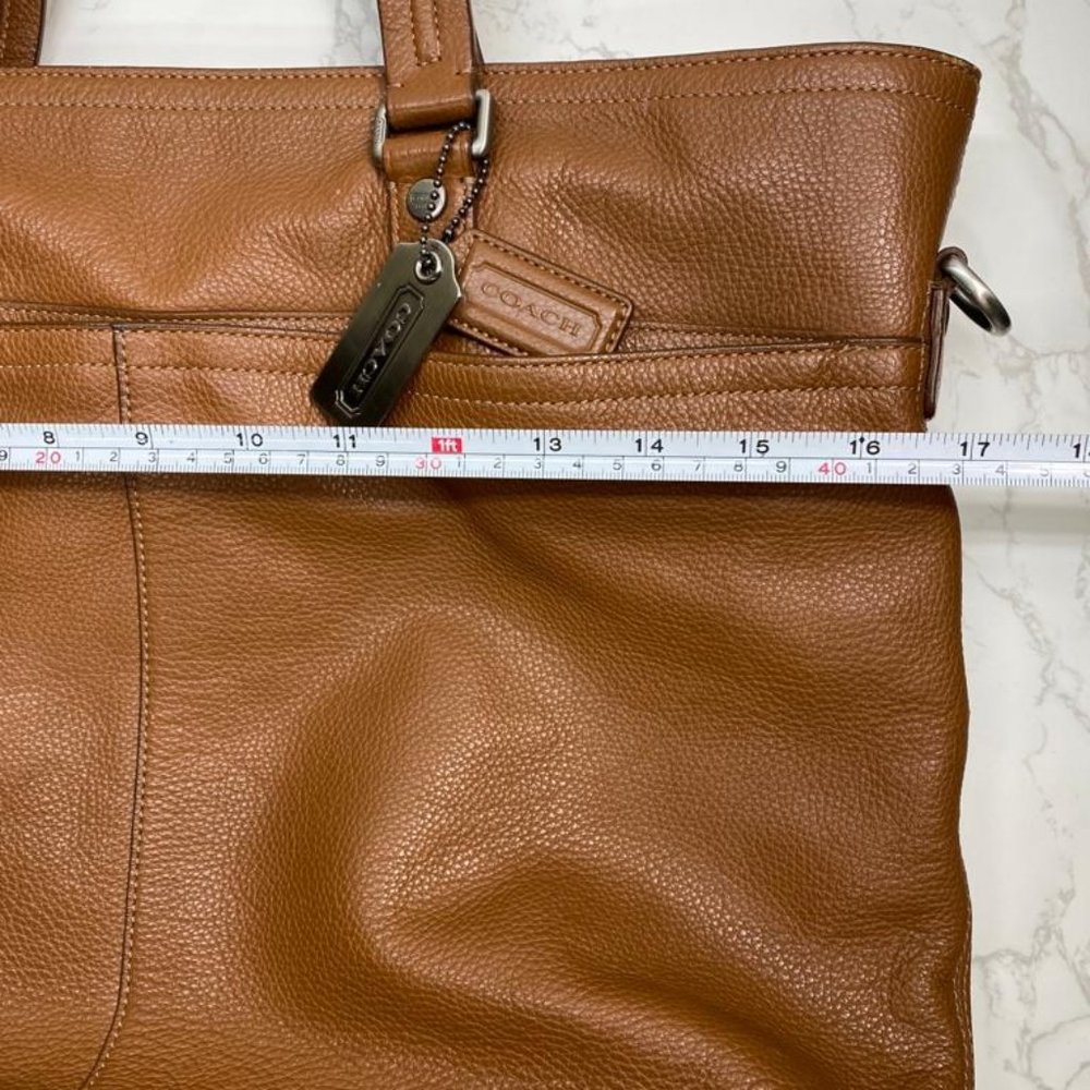 Coach Brown Leather Shoulder Bag - Picture 9 of 10